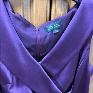 Tahari Women's Deep Purple Dress